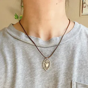 Handmade vintage antique goth style heart necklace 🙏❤️ thumbnail 2