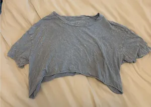 Aeropostale Light Blue Crop Top thumbnail 2