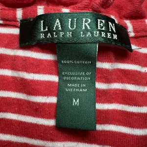 Lauren Ralph Lauren Women’s Striped Henley T-Shirt Cotton Knit V-Neck M thumbnail 3