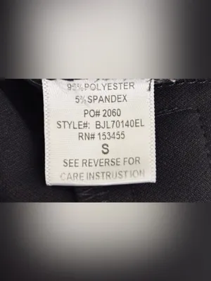 J Lux Label Black Refined Moments Trouser size small 27" x 31" thumbnail 9