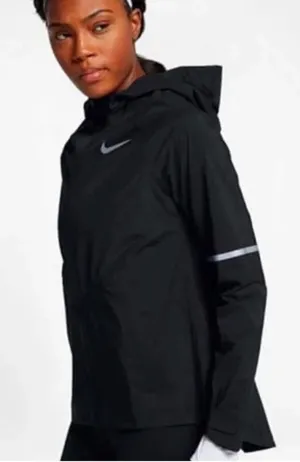 Nike Zonal Aeroshield Running Jacket Water Repellent Size Medium EUC Packable thumbnail 1