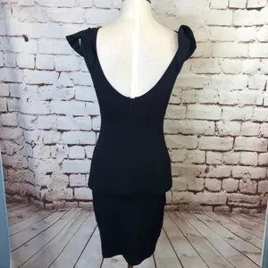 Lulu's Black Bodycon Dress with‎ Ruffle Sleeves thumbnail 6