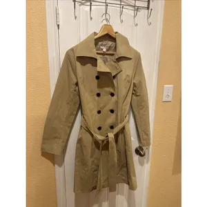 New York & Co Trench Coat, Sz: L thumbnail 2