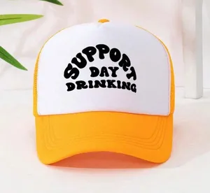 SheIn Support Day Drinking Trucker Hat thumbnail 1