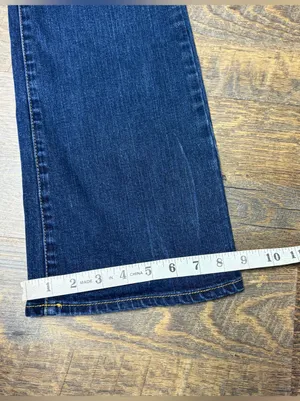 2013 American Eagle Kick Boot Stretch Low Rise Jeans Womens 10 Blue Y2k Flare thumbnail 2
