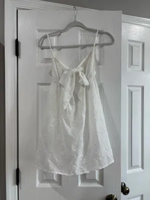 Princess Polly white mini dress  thumbnail 2