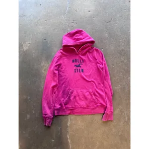 Hollister California Womens Pink Pullover Hoodie Seagull Logo Sweatshirt Large thumbnail 2
