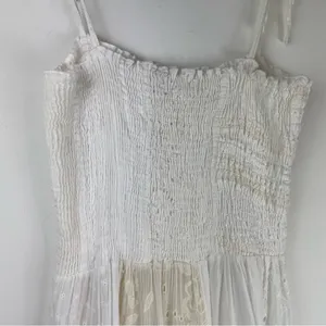 Antica Sartoria Crochet Lace Boho Mini Dress Beachy Sz S/M thumbnail 13