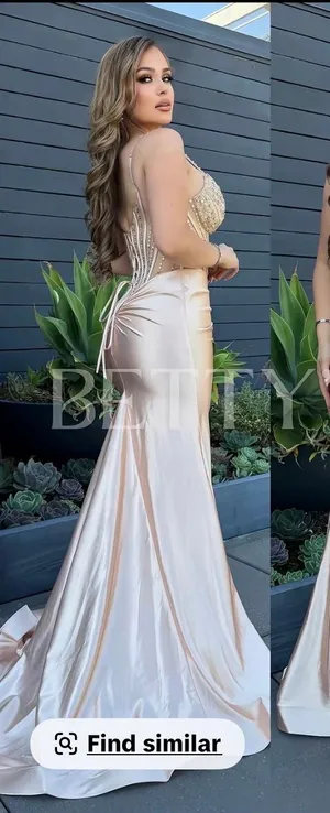 Gold corset dress Size L thumbnail 1