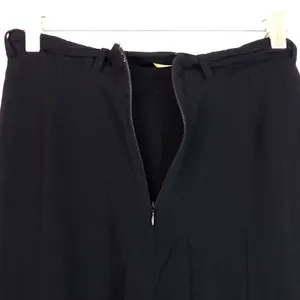 Reformation Pants Womens 8 Black Wide Leg High Rise Tie Belt Flowy Lined Boho thumbnail 11