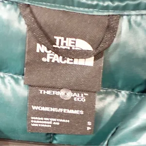 The North Face Women’s Green ThermoBall Eco Jacket‎ Puffer Quilted Size Small thumbnail 3