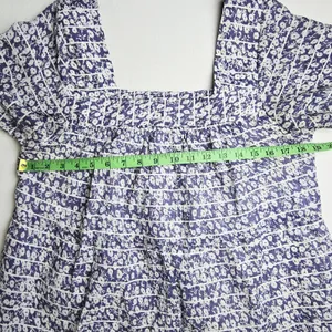 Rails Valentina Navy Camellia Floral Mini Dress Square Neck Blue Large‎ thumbnail 10