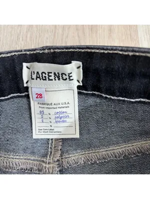 L'Agence EUC Women's Dark Wash High Rise Skinny Jeans Size 28 thumbnail 4