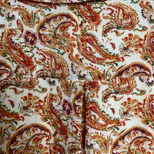 Sezane Adele Button Front Midi Dress in Paisley Riviera Womens New Size 42 thumbnail 4
