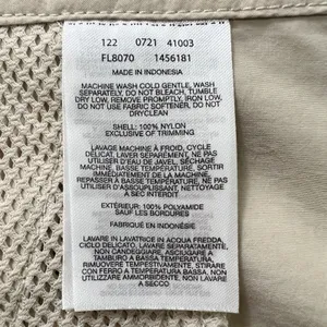 Columbia Omni-Shade Hiking‎ Pants Roll Tab Women's 10 Beige Nylon UPF Zip Pocket thumbnail 4