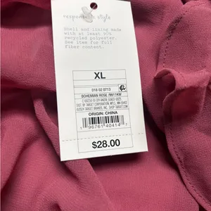 Elegant Women's Blouse in Rose by [Brand] Pink Size XL thumbnail 7