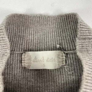 Altar'd State Sweater‎ Womens Small Gray Viscose Blend Mock Neck Knit Pullover thumbnail 4