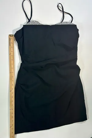 ASTR The Label Kalista Black Embellished Mini Dress Size Large thumbnail 4
