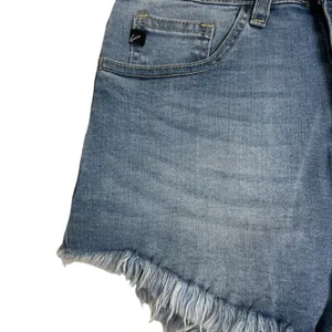 KanCan Shorts Women's Cut Off Stretch Midi Raw Hem Distressed Denim Size 27‎ thumbnail 4