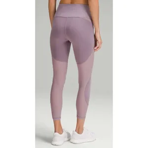 Lululemon Wunder Train Mesh Panel High-Rise Tight Leggings 25" Violet Verbena 6 thumbnail 2