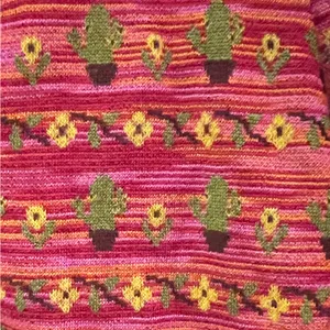 ZARA Cactus Flower Jacquard Knit Lightweight Cardigan‎ Sweater Jacket Size Small thumbnail 16