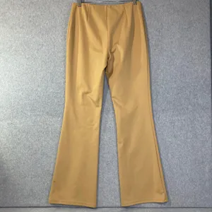Express Flare Leg Pants Women's 5/6 Regular Camel Tan‎ High Rise EUC thumbnail 2