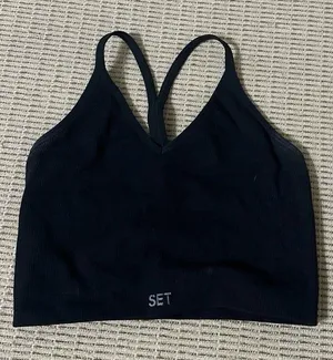 Set Active black sports bra thumbnail 1