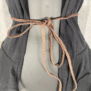 Belle du Jour Black Sweater Vest with Rope Belt thumbnail 6
