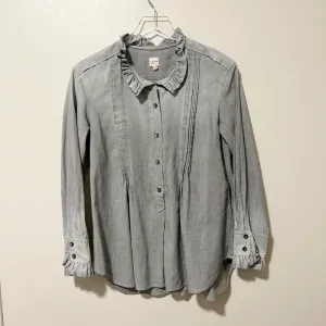Rebecca Taylor LA VIE Striped Top Ruffle‎ Trim thumbnail 4