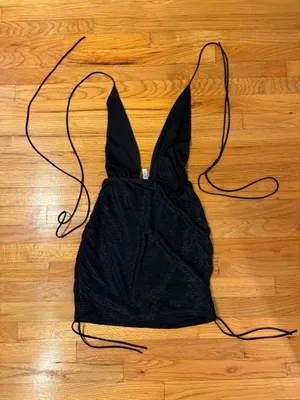 Black Mini Lucy in the Sky Dress thumbnail 1