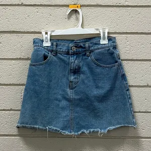 Brandy Melville John Galt Jean Skirt one size thumbnail 5