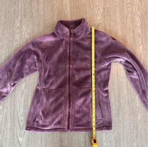 BURTON Dryride Plush Fleece Zip Up Jacket Mauve Purple High Loft | Size Medium thumbnail 7