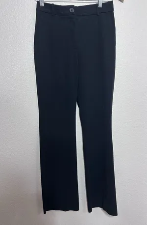 ARITZIA Babaton Pants Women Sz 6 Black Straight Office Career Classic thumbnail 1