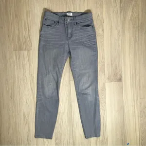 J. Crew Lookout High Rise Skinny Jeans in Grey thumbnail 7