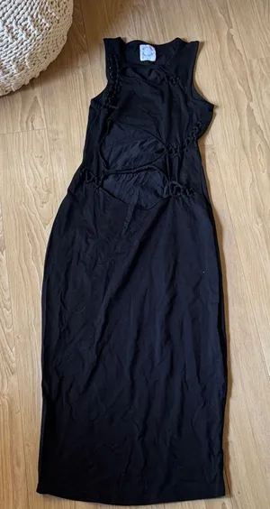 With Jean Elegant Black Sleeveless Dress thumbnail 1