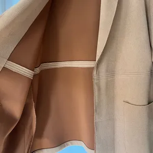 Zara‎ Brown Open Front Cardigan Large Long Sleeves Collared thumbnail 6