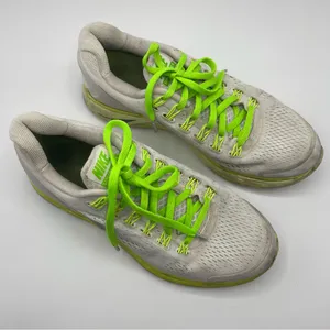 Nike Lunarglide 4 Athletic Sneakers Sz 8.5 Neon Green & White Lunarlon thumbnail 2