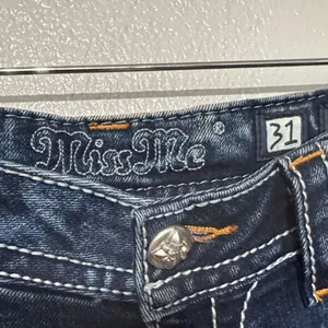 Miss Me Size 31 Signature Bootcut Jeans Y2K Embellished Bling Distressed Denim thumbnail 6