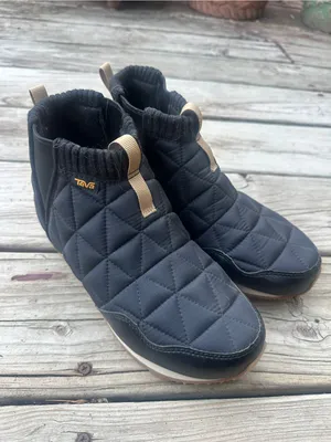 Teva ReEmber Mid Platform Bootie in Black, Size 8 thumbnail 4