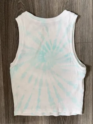 Hollister Tie Dye Cropped Tank Top Size Medium thumbnail 2