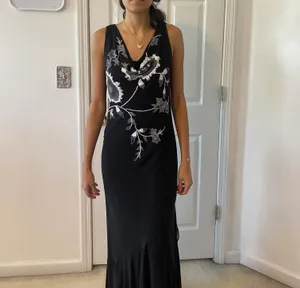 long floral prom /formal dress thumbnail 2
