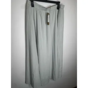 OGL Move Gray Maxi Skirt Long Flowy High Rise Elastic Waist Pockets Size L thumbnail 6