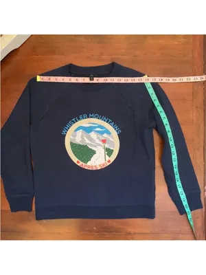 J. Crew Whistler Mountains Apres Ski Crewneck Sweatshirt XS thumbnail 4
