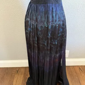 Silence + Noise Strapless Pleated Maxi Dress Size 8 NWT‎ thumbnail 6
