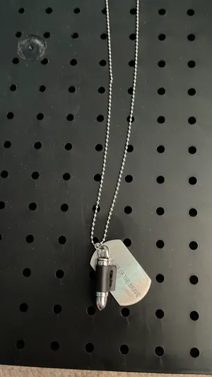 Proud patriot black necklace thumbnail 2