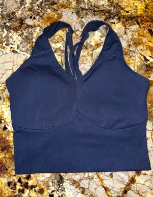 Balance Athletica Navy Sports Bra Small thumbnail 1