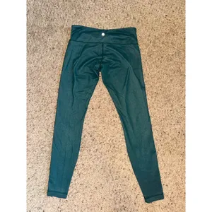 lululemon athletica Green Leggings size 8 thumbnail 2