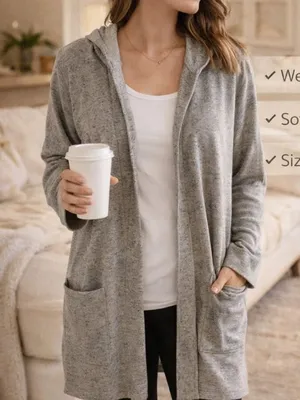 J.Jill long grey sweater/coat size medium Gray thumbnail 1