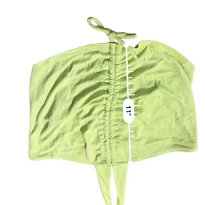 Urban Outfitters Halter Crop Top Women's Small Green Ruched‎ Party Club Beach thumbnail 7