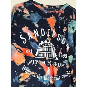 Black Flame Candle Shirt Women Halloween Sanderson Sister Witch Hocus Pocus T-S thumbnail 4
